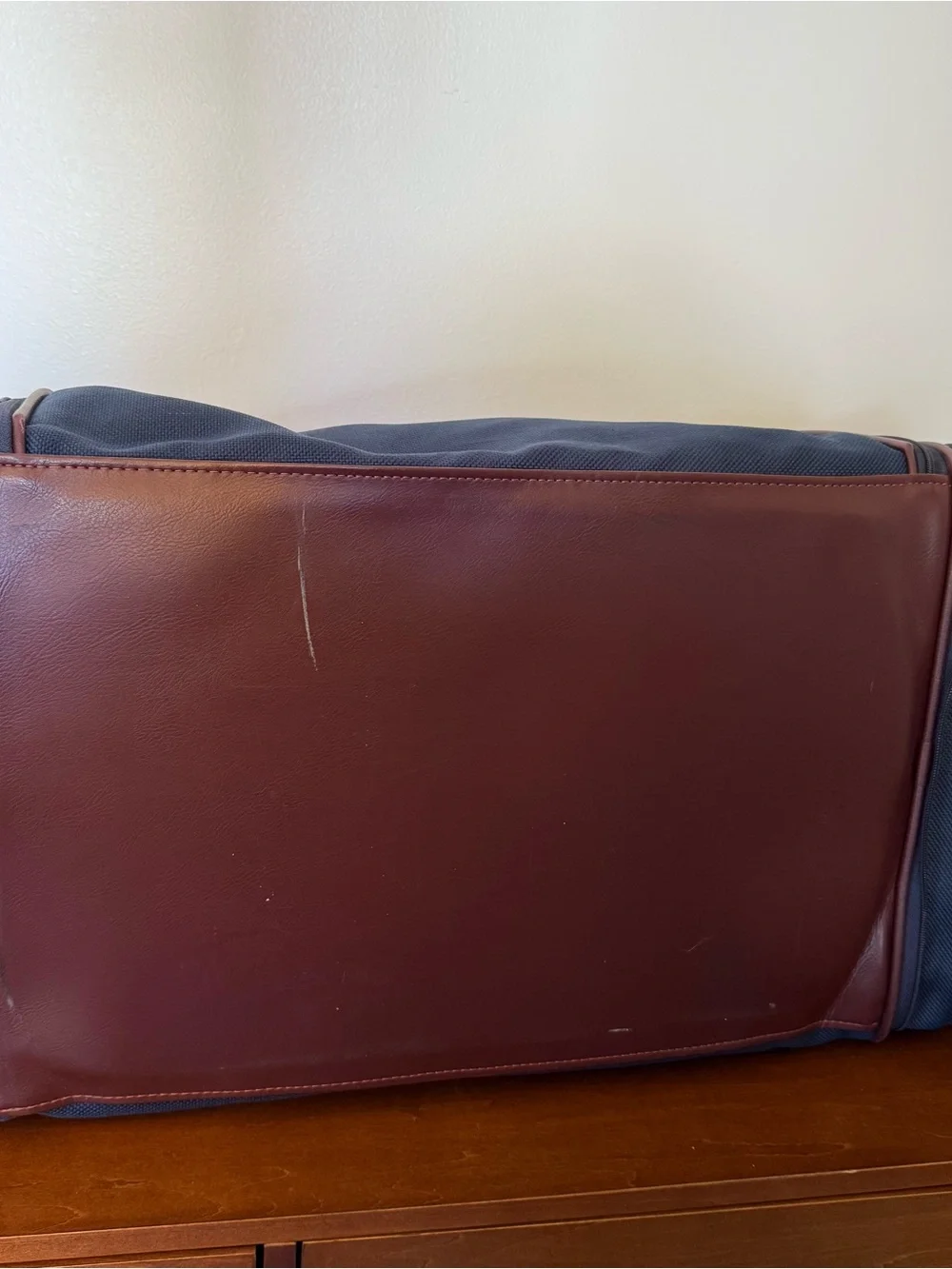 Vintage Samsonite Silhouette 4 Duffel Bag Blue Overnight Carry On Weekender 1987